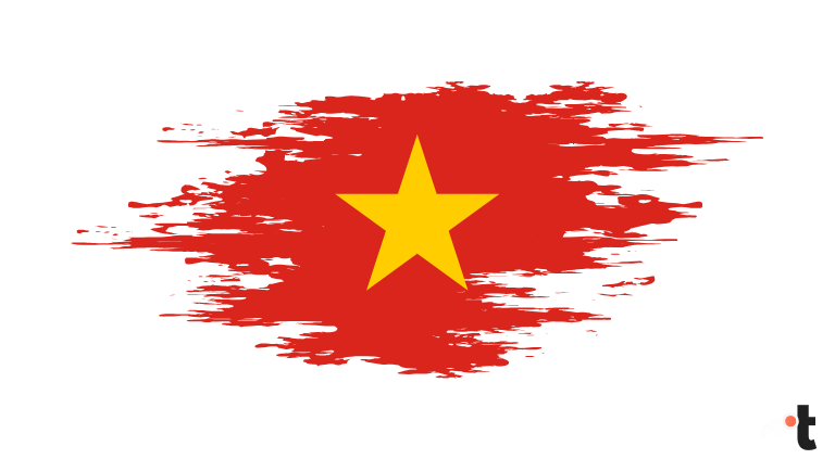 Um fundo vermelho intenso com uma estrela amarela no centro, representando o espírito revolucionário e a união do povo