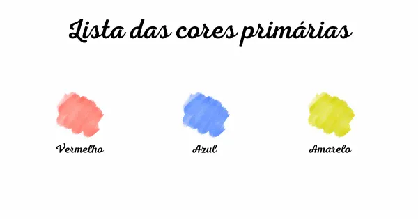 Quais são as cores primárias?